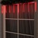 Garland “icicles” 2.5 × 0.3 m, IP65, transparent thread, 192 LED, red glow with a drain effect, 12 V