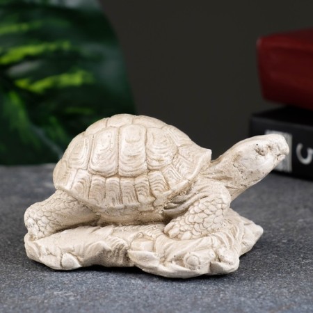 Figure "Turtle on Stone" ivory, 8x7x6cm-1