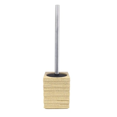 Brick toilet brush, beige color