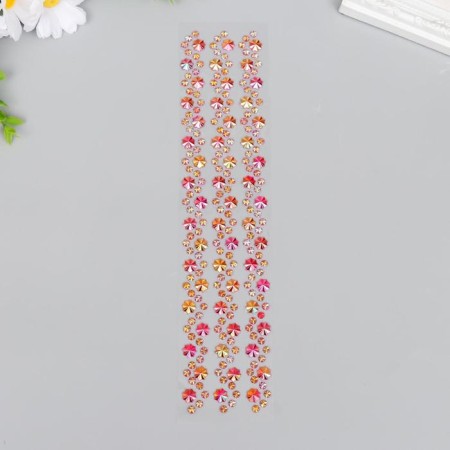 Decorative self -adhesive tape from rhinestones. The length of each 270 mm, width 16 mm.-1