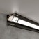 Corner aluminum profile for Elektrostandard LED tape, 2000x16x16 mm, black color