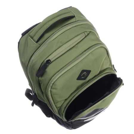 Youth backpack 45 x 32 x 23 cm, Grizzly, ergonomic back, black/green-7