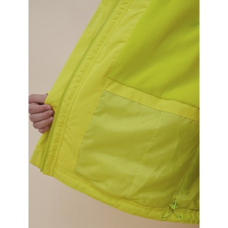 Vetrovka for girls, height 128 cm, lime color-3
