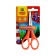 Scissors 12.8 cm children's multi-bullets "Raccoon Adventures", mix, euro suspension