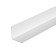Angle of 22x22mm 2.7m "decoration", 001-g white glossy