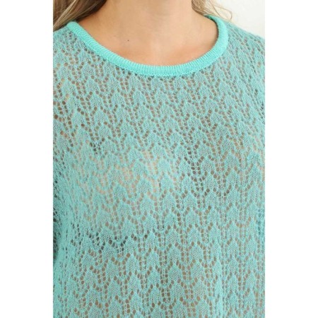 Female jumper, size 52, green color-10