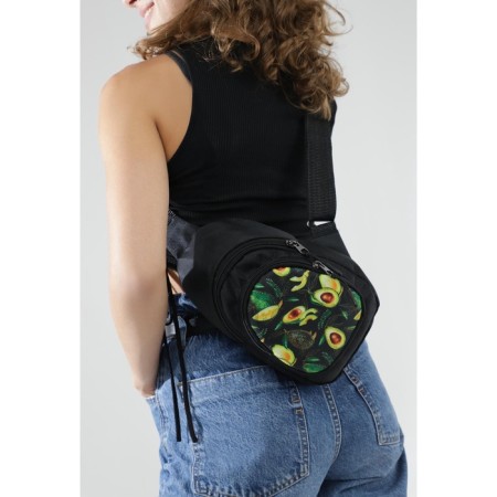 Avokado-Ryukzak bag, 15x10x26 cm, lightning departure, n/pocket, belt regulus, black-9