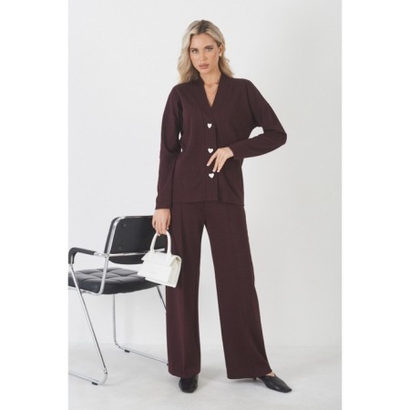 Female set: cardigan and trousers, size 52