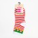Women's socks "holiday" Color red-white, size 23-25