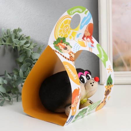 Growing gift grass "Hedgehog"-5