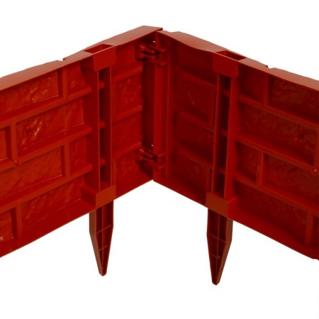 Plastic bed, 4 sections, 45 × 45 × 20 cm, terracott-2