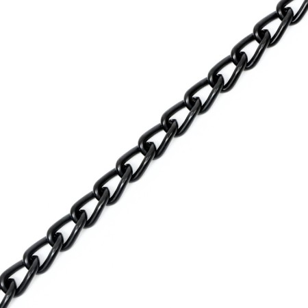 Metal leash, 120 cm x 3.5 mm, black-4
