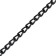Metal leash, 120 cm x 3.5 mm, black