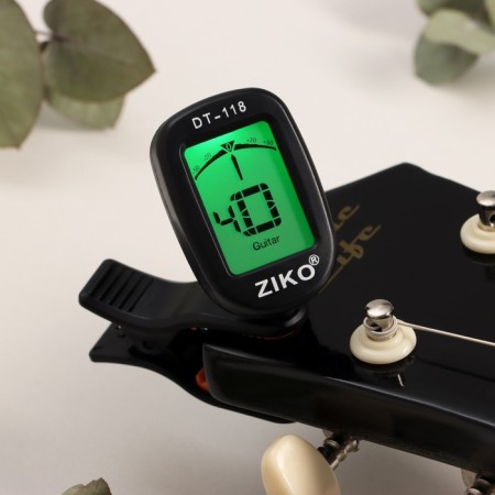 Guitar tuner mini ziko dt-118 guitar, violin, Ukulel