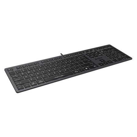 Keyboard A4Tech FSTYLER FX60 Gray USB Slim Led (FX60 GREY / White)-4