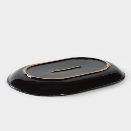 Ceramic "VULA" dish, 31 × 22 cm, h = 2.5 cm-2