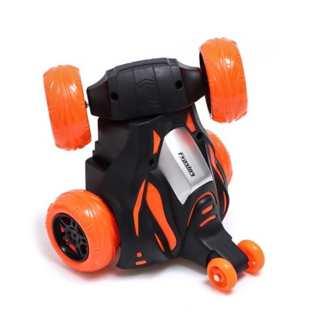 Radio-controlled car-controlled machine "Strokach", light, works on the battery, color orange color-2