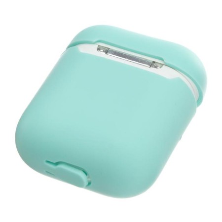 Luazon case for the AirPods 1/2 case, mat. top: silicone, 56x22x46 mm, blue-3