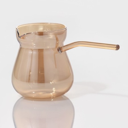 Glass Turkish "Iskra", 450 ml, 18 × 9 × 10 cm, gold color-1