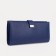 Women's wallet on the button, blue color