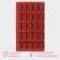 The baking uniform “Sweets. Baton”, silicone, 30 × 17 × 2 cm (4 × 2.3 × 2 cm), 25 cells, brown color