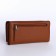 Women's wallet on a magnet, brown color