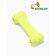 Chewing toy "Tasty bone" with holes for treats, TPR, 11 cm, salad