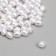 Beads for creativity plastic "Pearl of white oval" set 500 grams 0.5x0.5x0.7 cm