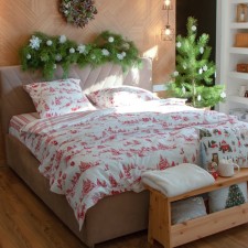 New Year. Bed linen 
