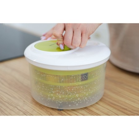Centrifuga for drying greenery Fresh Cook, 3.7 l, plastic, white-green color-13