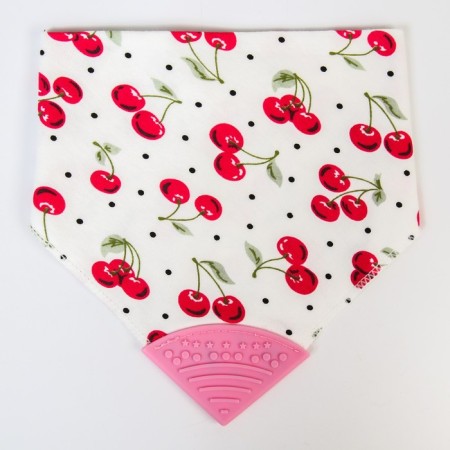 Bandana Bibslate Bibslate/Snoby for feeding, waterproof with a teetker on a button, pink color, mix-12