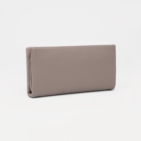 Women's wallet on lightning, with a pen, beige color-1