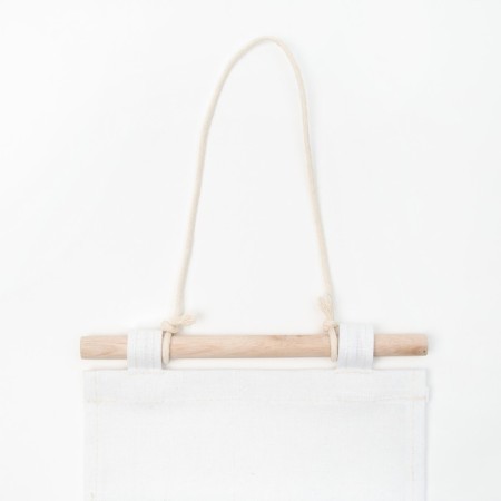 Textile pocket "Eat, cook, love" 2 departments, 20x40 cm-2