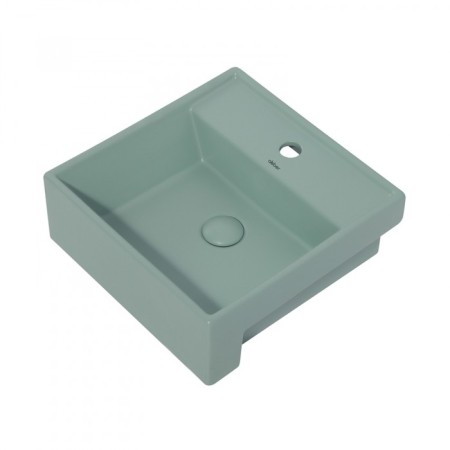 ABBER RECHTECK AC2208MCG shell, 415x415x150 mm, light green, matte-1