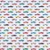 Paper packing craft white "Racing cars", 50 x 70 cm