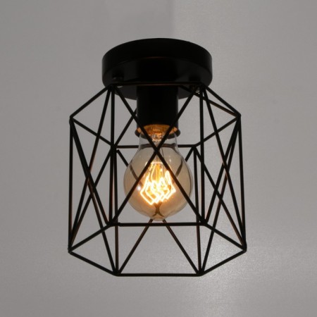 Lamp "Rectangle" 1x40W E27 Black 13x15x18 cm Bayerlux-1