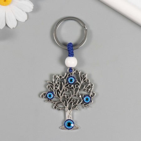 Keychain from the evil eye metal "Nazar" 7 cm