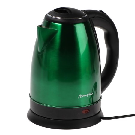 Teapot Electric Matryona MA-002, Metal, 1.8 L, 1500 W, green-black
