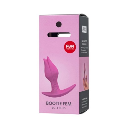Anal plug FUN FACTORY BOOTIE FEM silicone, d = 29 mm, 8.5 cm, pink-8