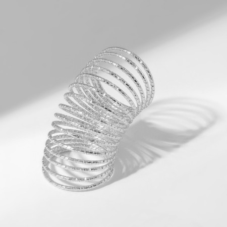 Ring "spring", silver color-1