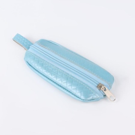 Textura zipper on the zipper, length 14.5 cm, blue color