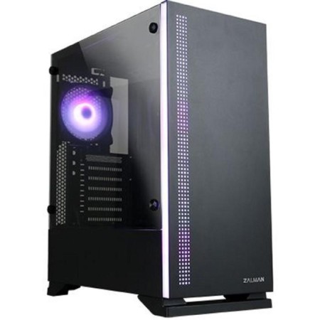 Zalman S5 case, without PSU, ATX, MIDI-Tower, Black