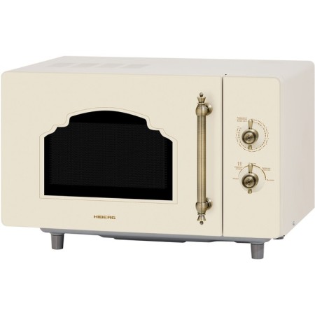 Microwave oven HIBERG VM-4582 YR, 900 W, 25 l, 5 modes, beige-1