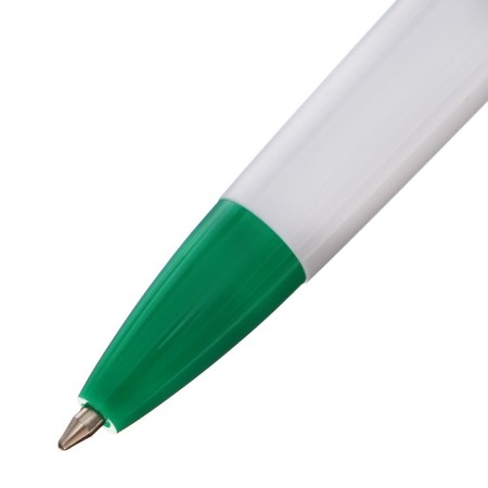 Handle Automatic Ballic Calligrata, 1.0mm, clip 1 x 5cm, under the logo, white body with green, blue rod-2