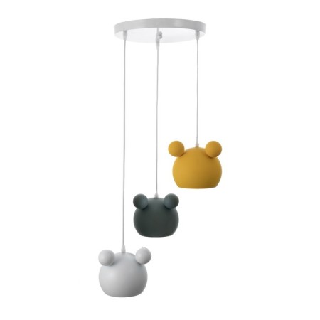 Bayerlux lamp "Barney" 3he27 40w yellow white green 35x35x30-130cm-3