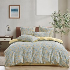 Sofi de Marko “Priscila” bed linen, size 230x250 cm, 160x220 cm - 2 pcs, 50x70 cm - 2 pcs, 70x70 cm - 2 pcs, yellow color