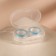 Set for contact lenses, in case, 3 objects, transparent color/mix