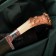 Knife Pchak Sharkhon "Rog roast" - plastic, dry, twisted hilt, Garda tin, engraving, 15 cm