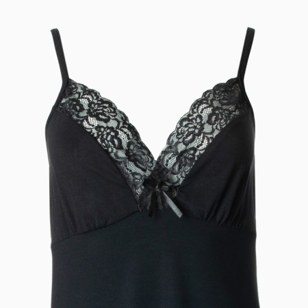 Night shirt female "feeling", black color, size 46-9