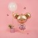 Foil ball 36 "Walking figure" mouse ballerina in ind. UP.